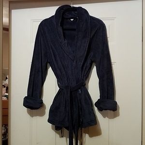 Adonna blue short robe size medium
